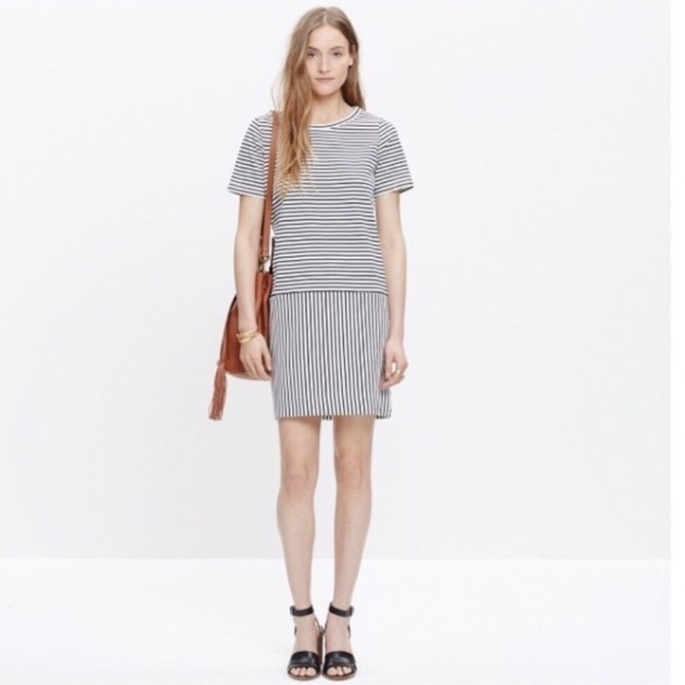 Madewell Striped Shift Dress